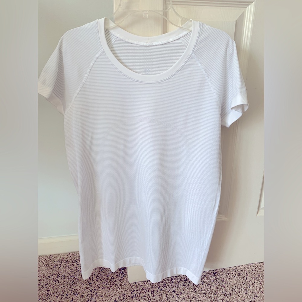 Lululemon Short Sleeve White Top